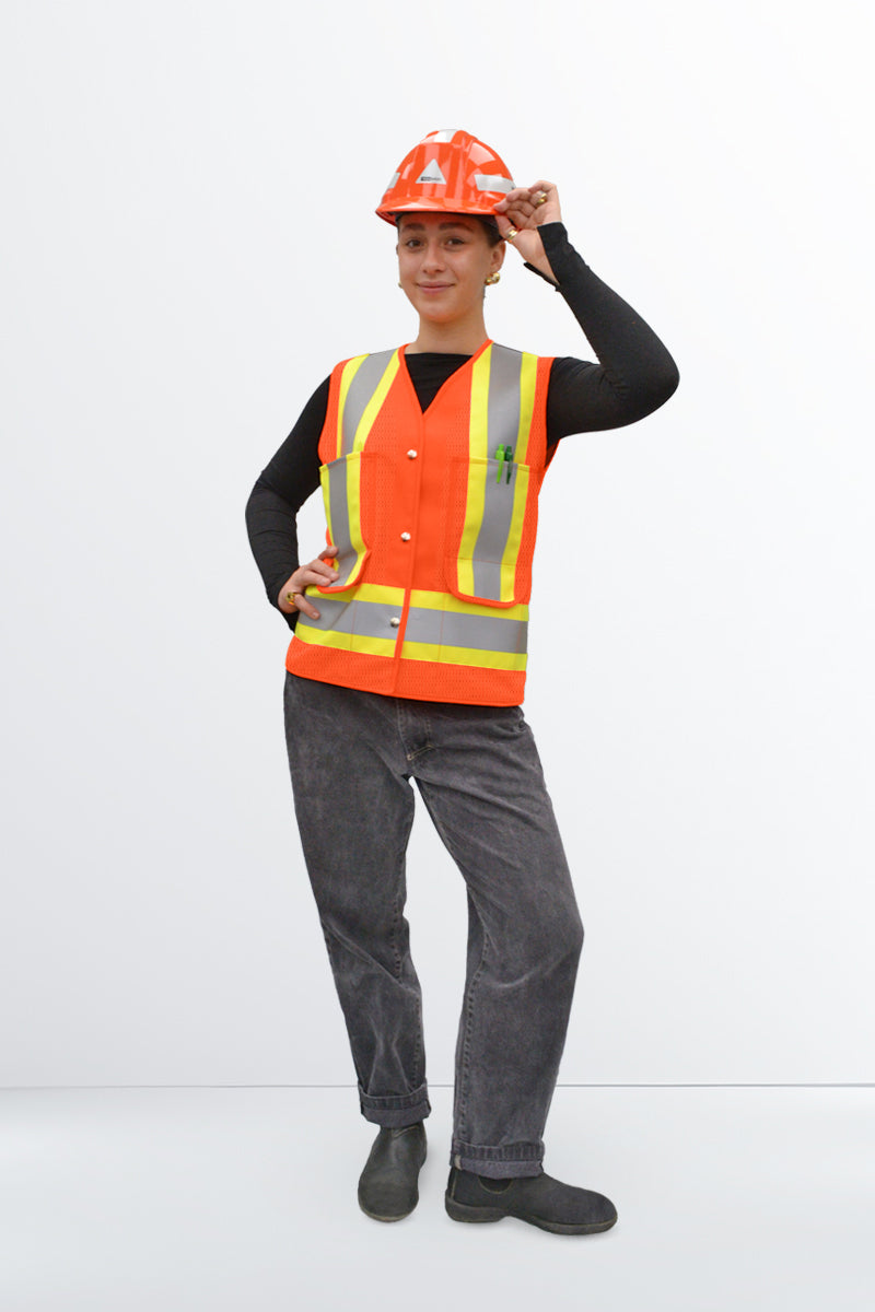 CSA WOMEN'S MESH BASIC SAFETY VEST - WV102